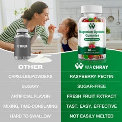 Clean packaging design of WACHRAY magnesium gummies