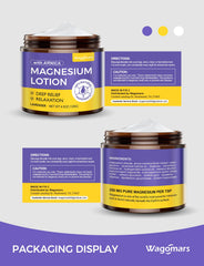 Wagomars magnesium lotion texture on skin boosts daily comfort and hydration