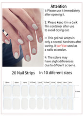 Wahrshei UV nail art sticker delivers glossy shine after curing