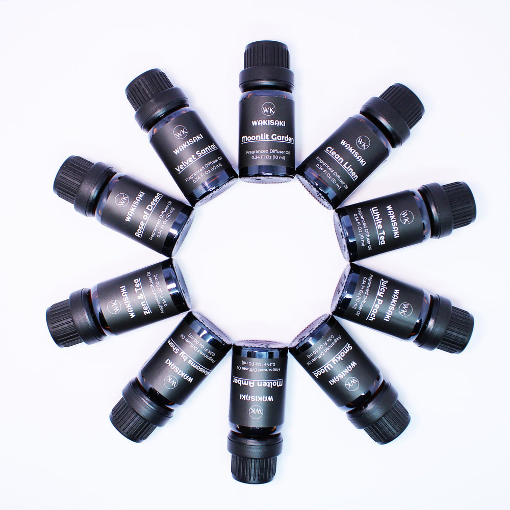 WAKISAKI Velvet Santal includes sample scents for exploring options.
