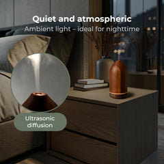 Front view of WALDWERK diffuser with timer display
