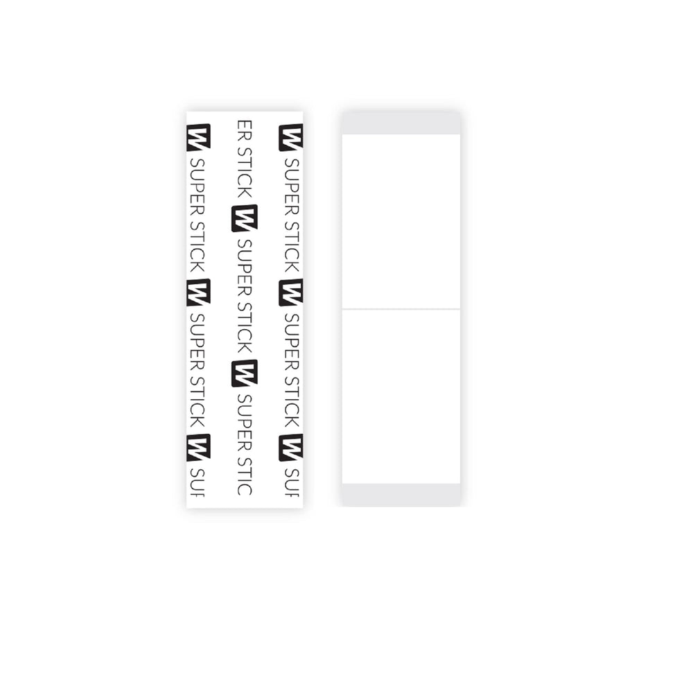 Walker Tape Stick Strips wear demo: reliable bond without excessive commitment.
