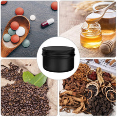 WANBAO black aluminum tin with tight seal lid for secure storage