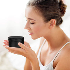 WANBAO multiuse black storage tin, portable and reusable