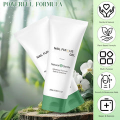 Wandyme Nail Repair Gel application demonstrating smooth texture for quick nourishment.
