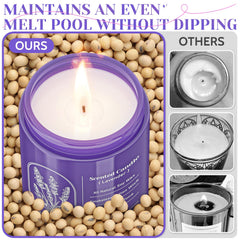 WarmEmbrace lavender candle packaging and box