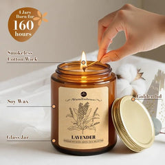 Four fragrances: Lavender, Vanilla, Rose & Sandalwood, Jasmine