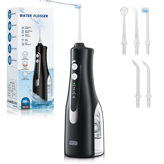 Portable Water Dental Flosser 300ml – front view