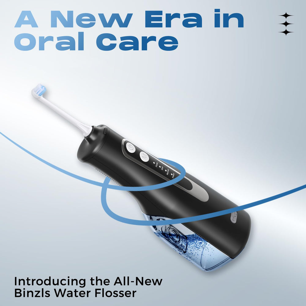 Cordless water flosser profile – compact travel size