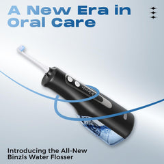 Cordless water flosser profile – compact travel size