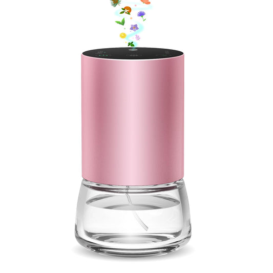 Waterless essential oil diffuser in pink, 100ml car diffuser