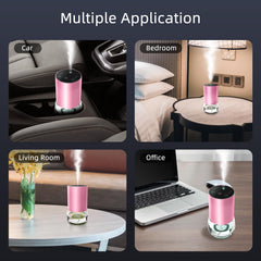 Diffuser showing mist level and control buttons