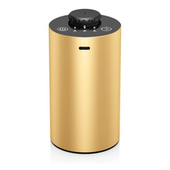Waterless battery-powered car diffuser in black aluminum alloy