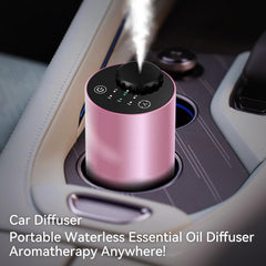 Aluminum alloy body with timer controls for car diffuser
