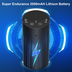 Cordless diffuser powered by batteries in a car interior