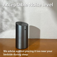 Premium aluminum finish waterless diffuser