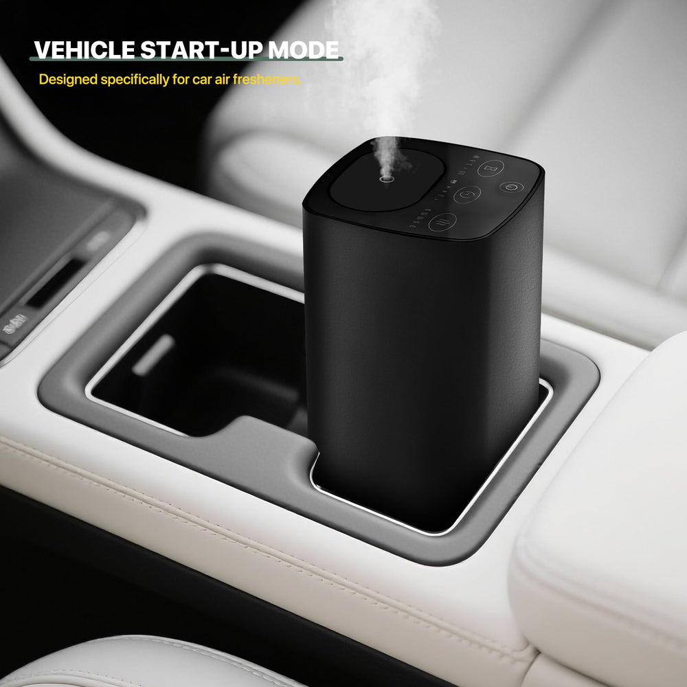 Rechargeable portable aromatherapy diffuser with car mode