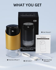100ml glass reservoir with spill-protection feature