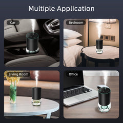 Front view of diffuser controls and timer
