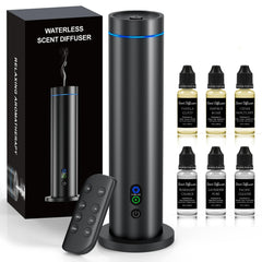 Waterless diffuser unit in black matte finish