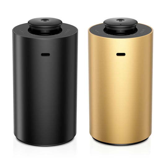 Waterless Diffuser 2-pack front view in black and gold