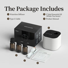Compact portable diffuser suitable for home, office and travel