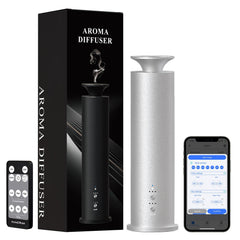 Ancient Silver Waterless Diffuser Tower - Elegant Design