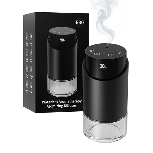 Waterless diffuser black front view
