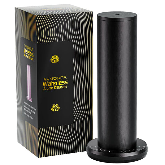 Waterless diffuser in black – front view