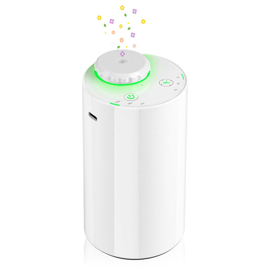 Waterless diffuser in black - front view