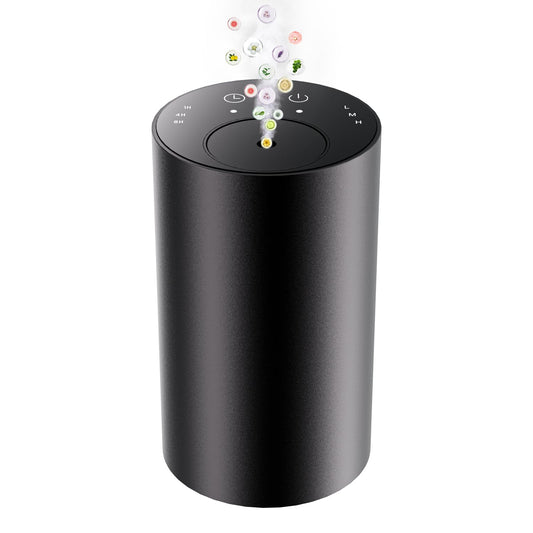 Front view of Waterless Diffuser Black