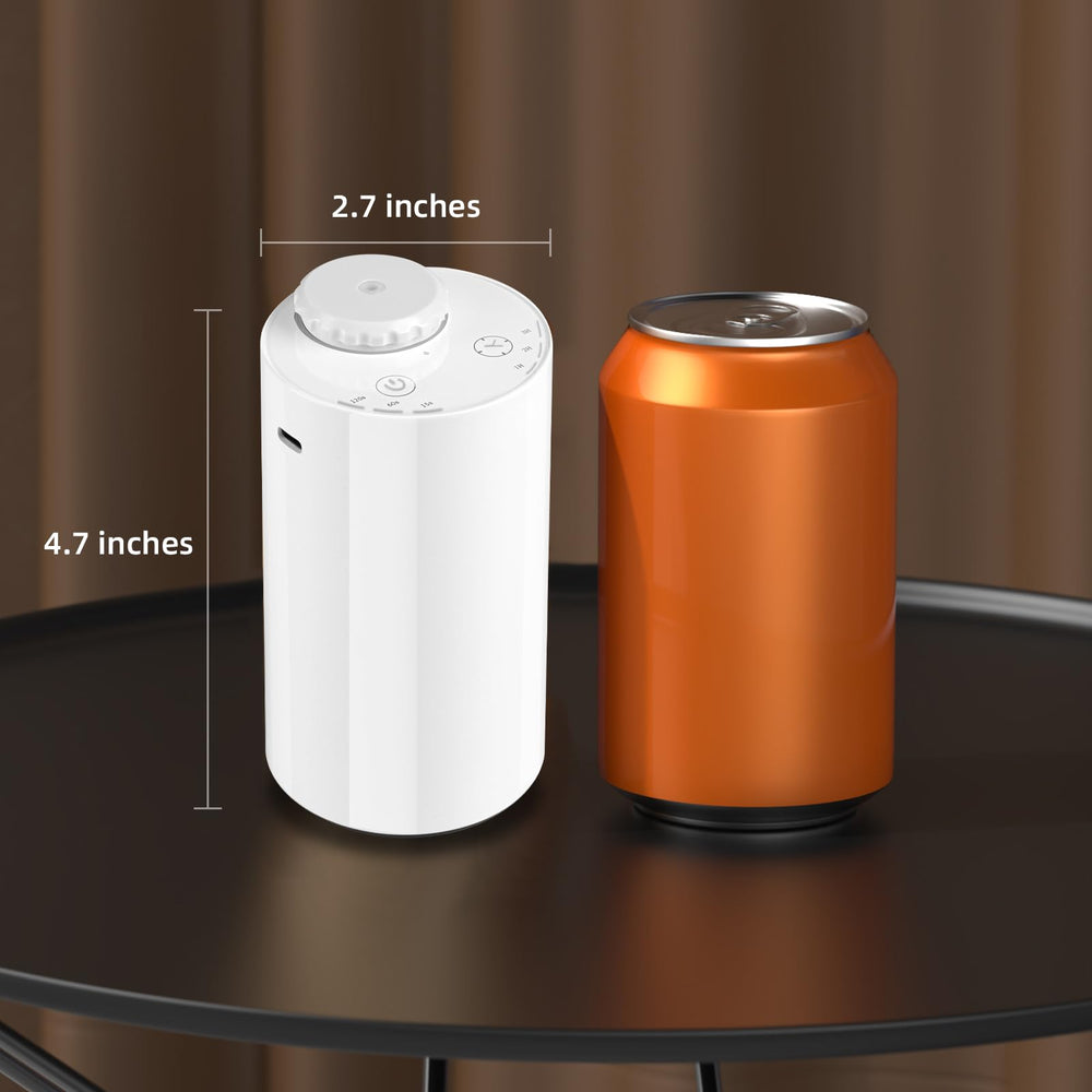 Waterless diffuser in black - side view