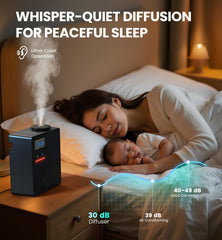Whisper-quiet diffuser operating at 42 dB