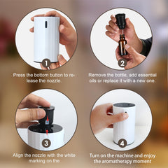 Diffuser packaging with warranty information