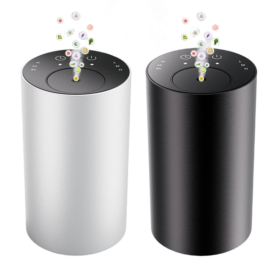 Waterless essential oil diffuser with metal shell