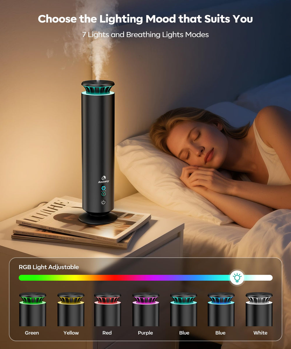 Elegant aluminum alloy waterless diffuser design
