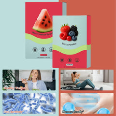 Ingredients: watermelon, acai, blueberries, strawberries
