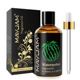 MAYJAM Watermelon fragrance oil in a 100ml amber glass bottle with dropper