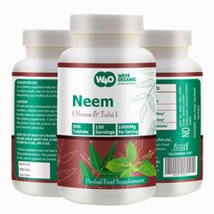 Ingredients Neem Tulsi Gum Acacia on label