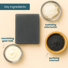 Way Natural soap lather demonstrating gentle cleansing for sensitive skin