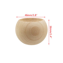 Wealrit beech wood diffuser, side view, durable craft for long-lasting fragrance