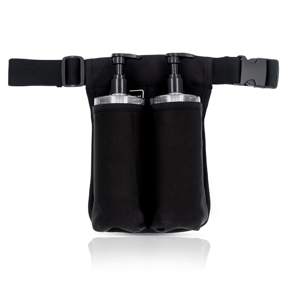 Front view of WEARWAN Massage Oil Holster in 2B-Black