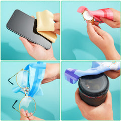 Microfiber cleaning cloths for phones, sunglasses, watches and more
