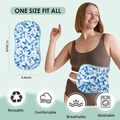 Outer leak-proof PUL layer of castor oil pack wrap