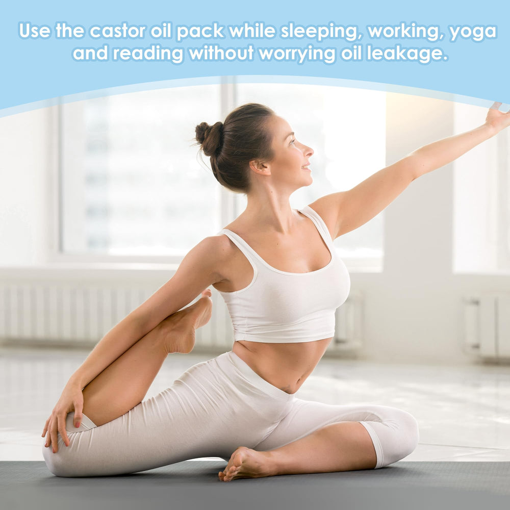 Rose-colored Wegreeco Castor Oil Pack Wrap product image