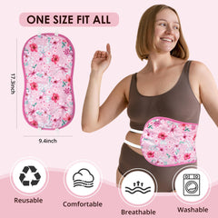 Soft inner fabric layer inside castor oil pack for skin comfort