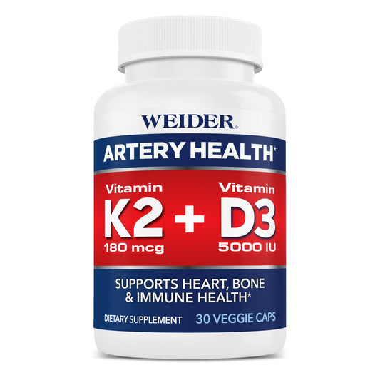 Weider Artery Health bottle label
