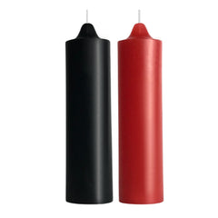 WEIHAI 2-pack low-temperature candles in black and red