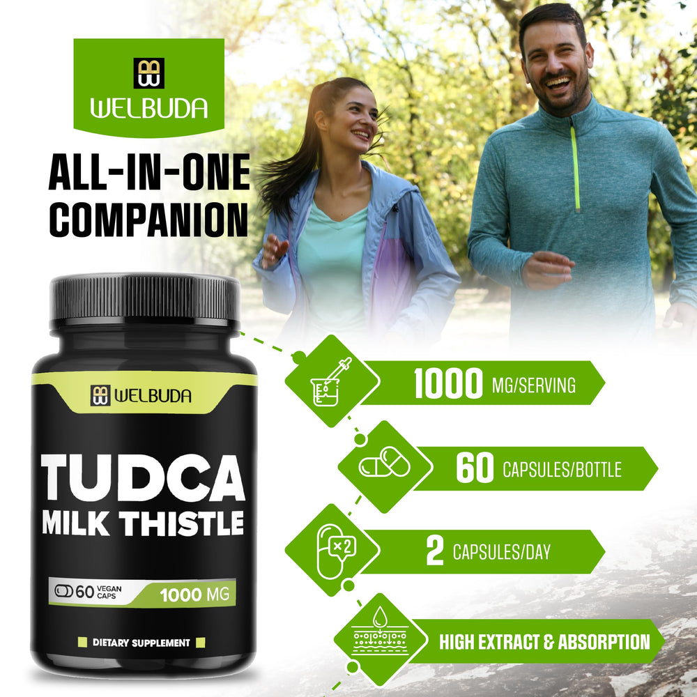 Vegan, non-GMO, gluten-free Tudca capsules