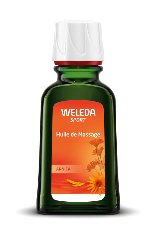 Weleda Arnica Massage Oil 50 ml bottle front view